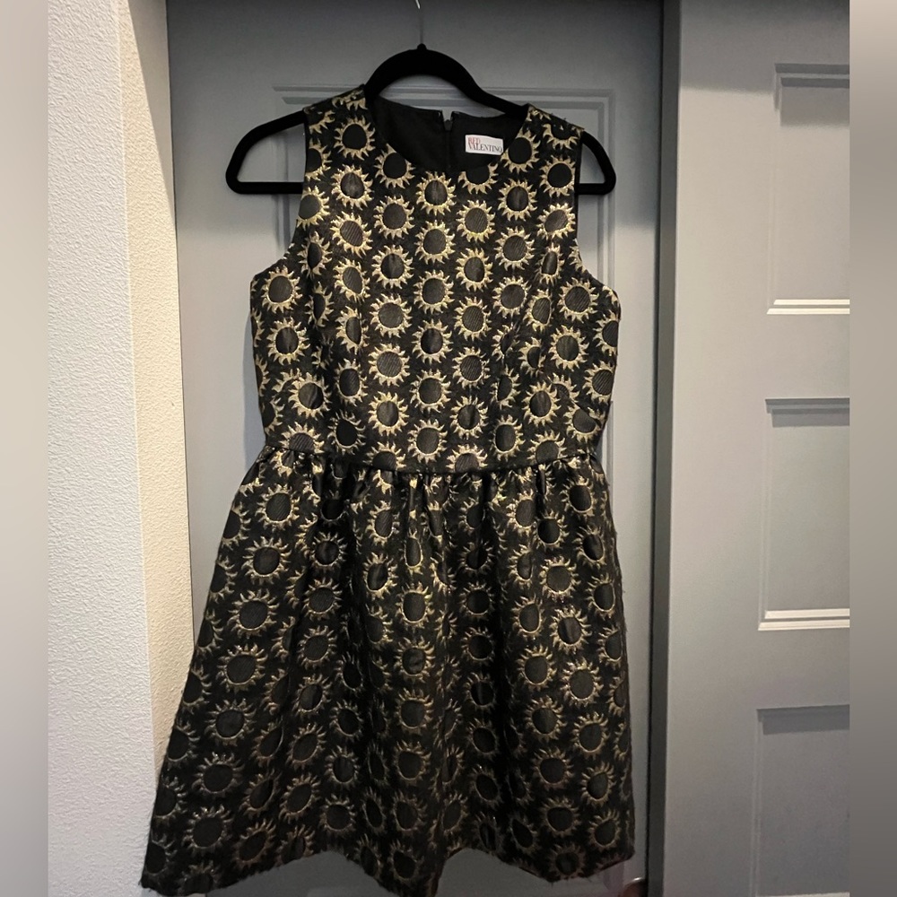 RED valentino mini black dress